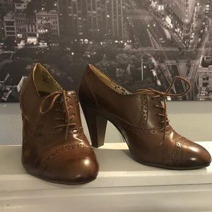 Brown leather shoes from American Eagle